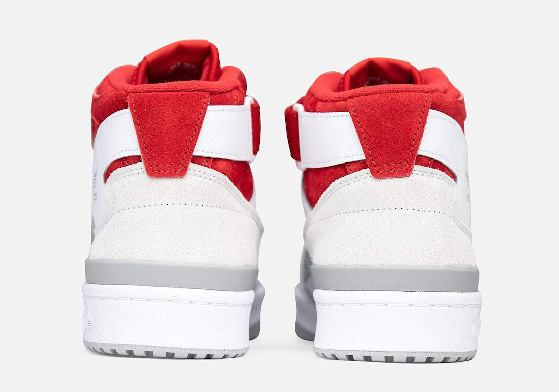 adidas Forum Mid White Grey Red FY6819 Release Date Info