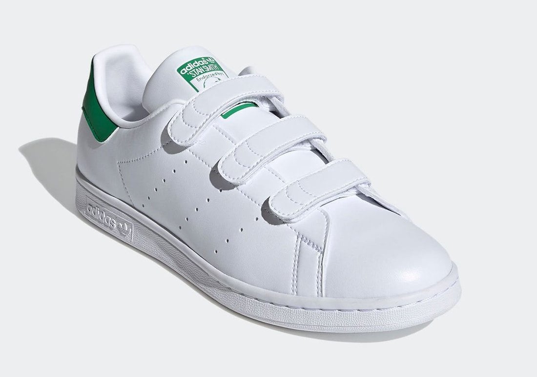 adidas Stan Smith OG Velcro White Green FX5509 Release Date Info