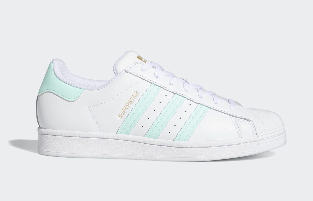 adidas Superstar Clear Mint GX2537 Release Date Info