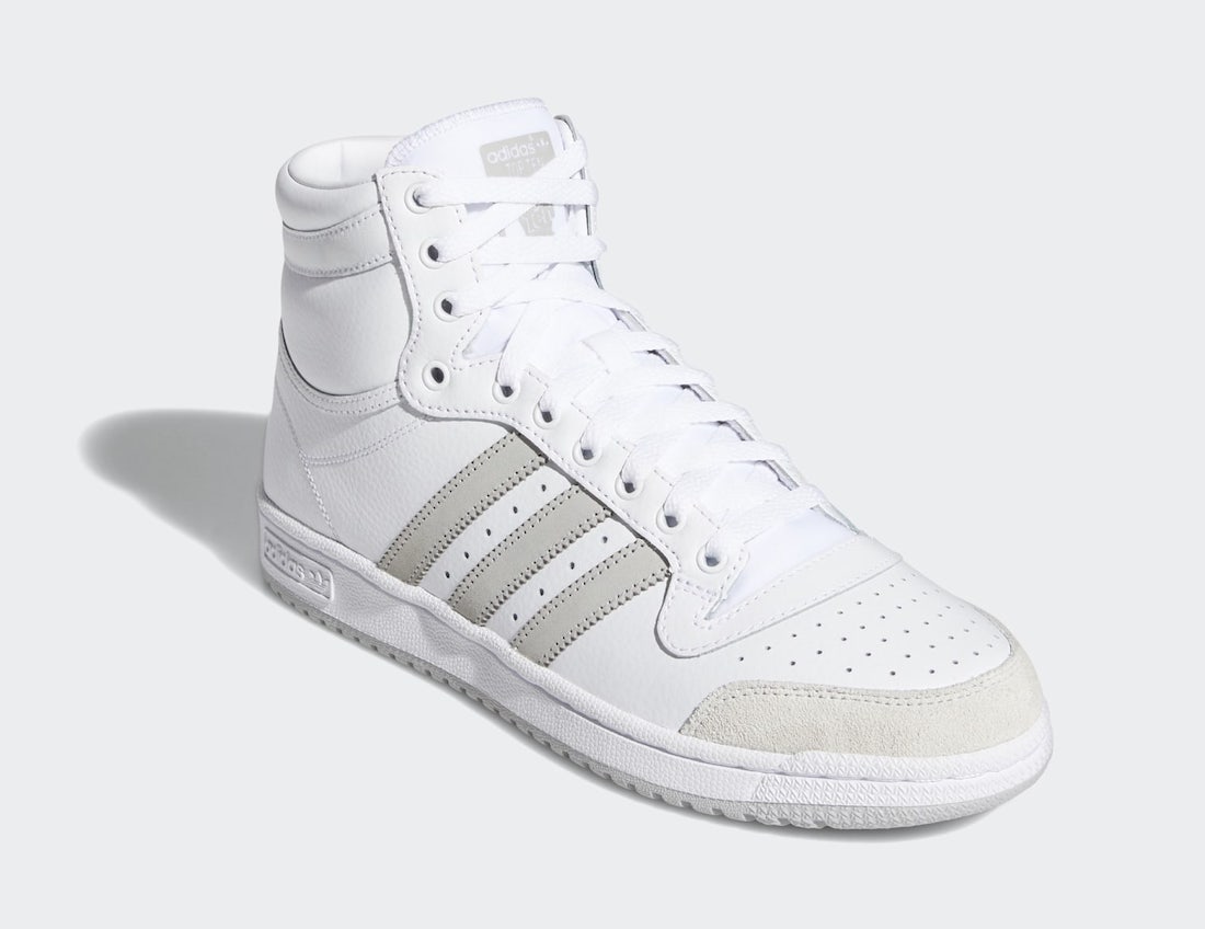 adidas Top Ten White Grey FY7096 Release Date Info