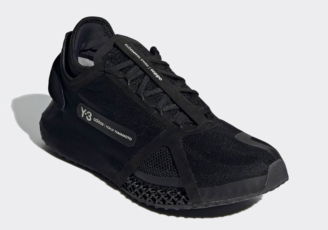 adidas Y-3 Runner 4D IO Black FZ4502 Release Date Info