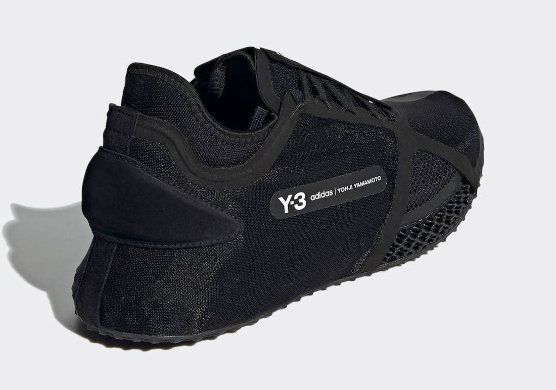 adidas Y-3 Runner 4D IO Black FZ4502 Release Date Info