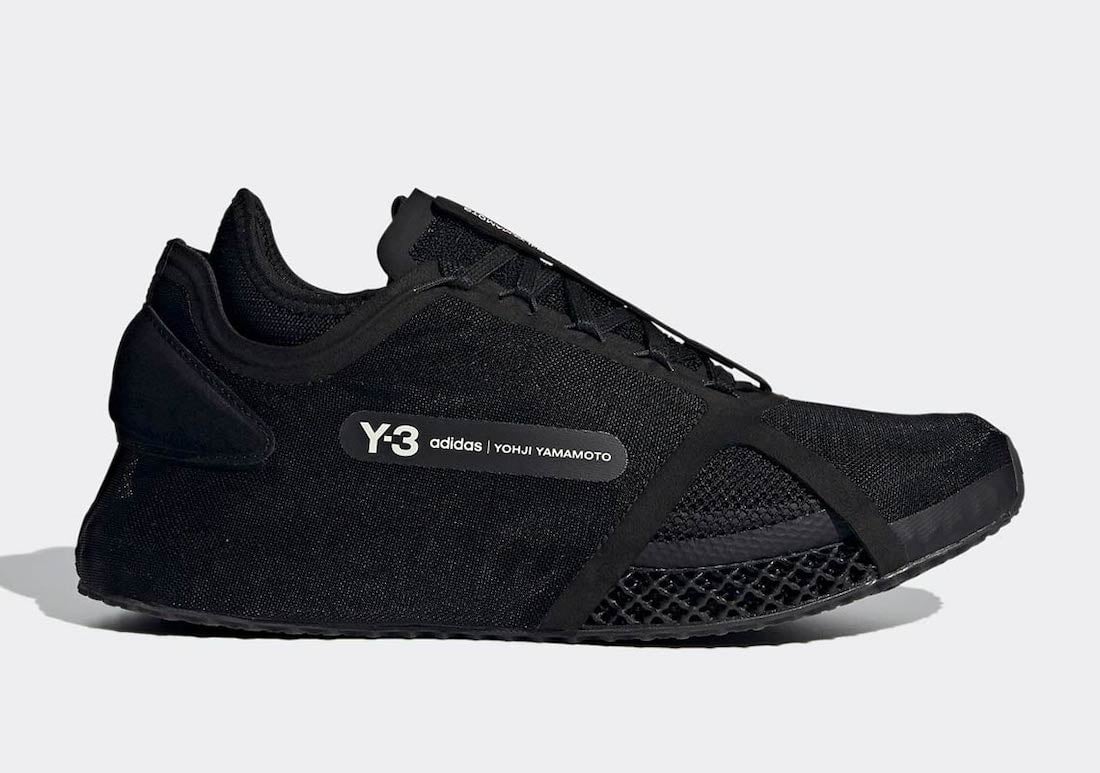 adidas Y-3 Runner 4D IO in Black