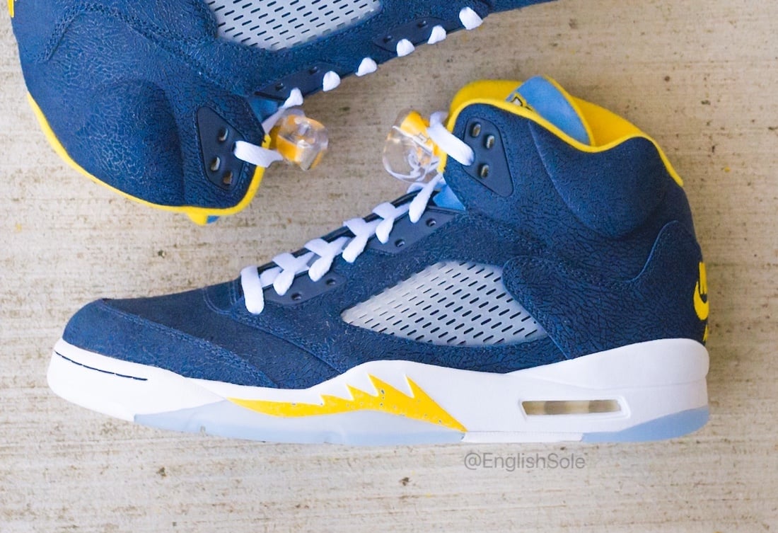 Detailed Look at the Air Jordan 5 Marquette PE