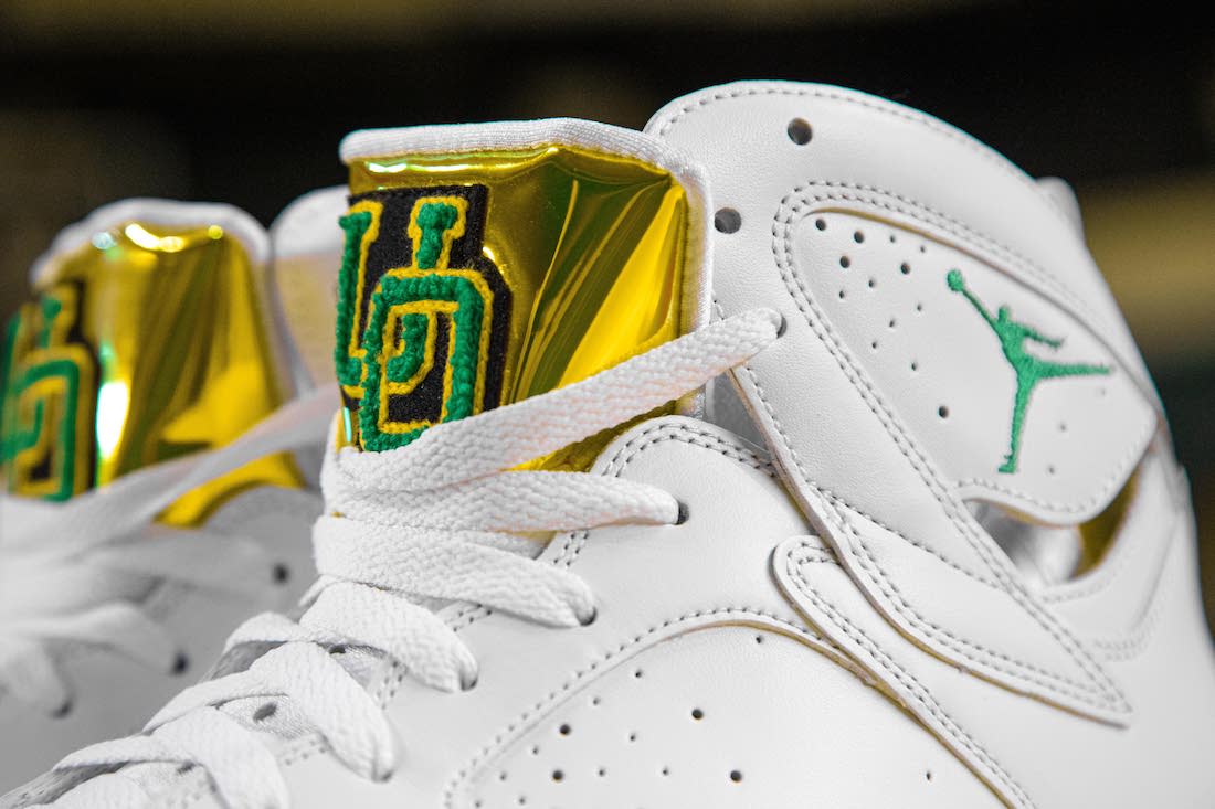 Air Jordan 7 Oregon Ducks Womens PE 2021