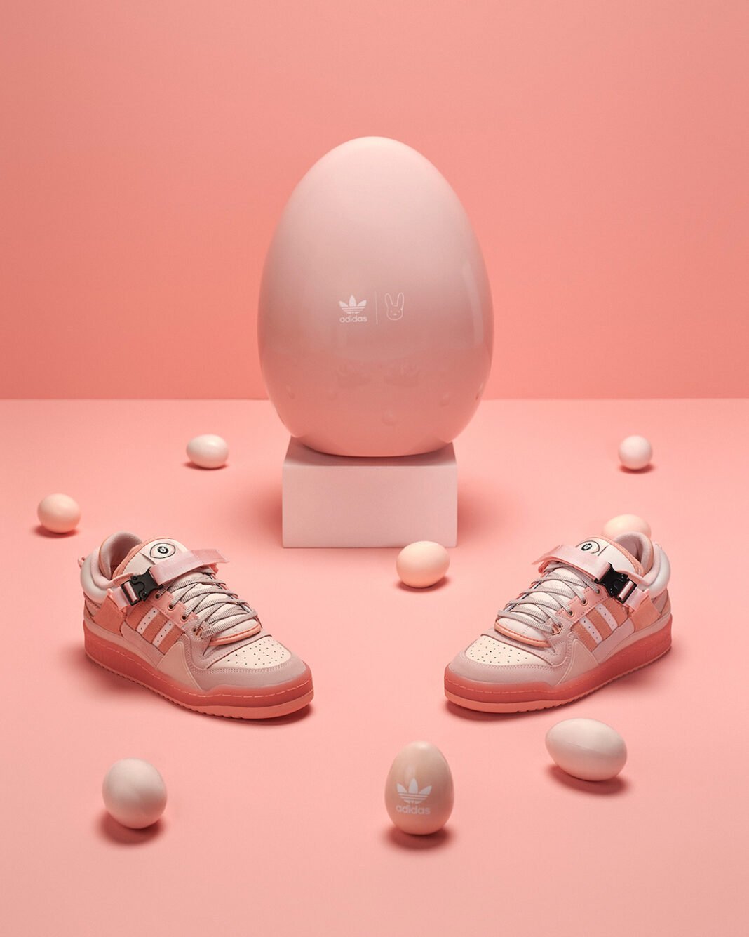 men's adidas bad bunny x forum buckle low easter egg