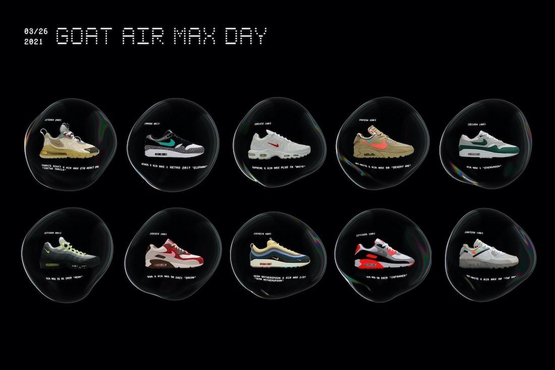 GOAT Nike Air Max Day 2021 Restock