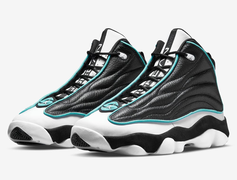 Jordan Pro Strong Releasing with Aqua Accents
