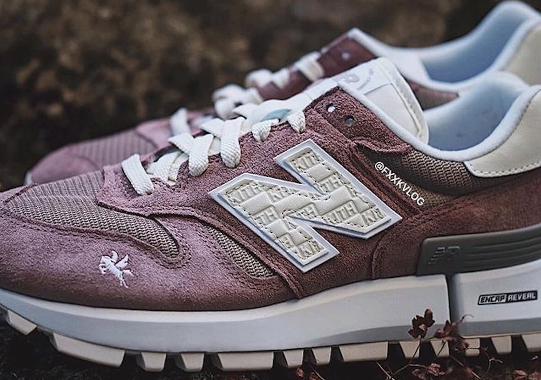 Kith x New Balance RC_1300 in Mauve Suede