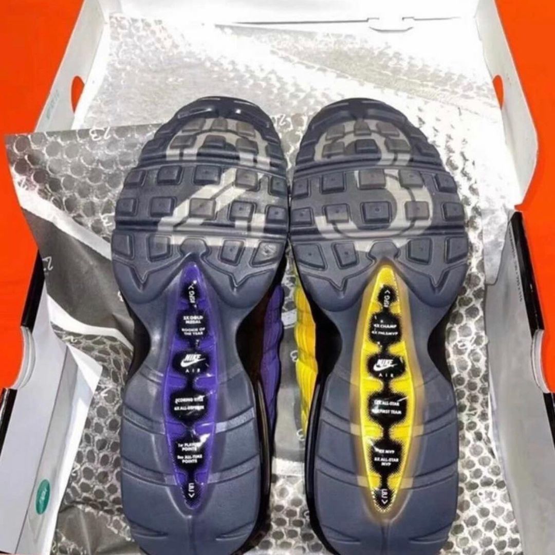 LeBron James Nike Air Max 95 Lakers CZ3624-001 Release Date Info