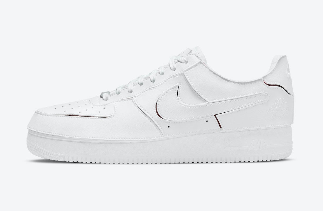 Nike Air Force 1/1 White Red DC9895-100 Release Date Info