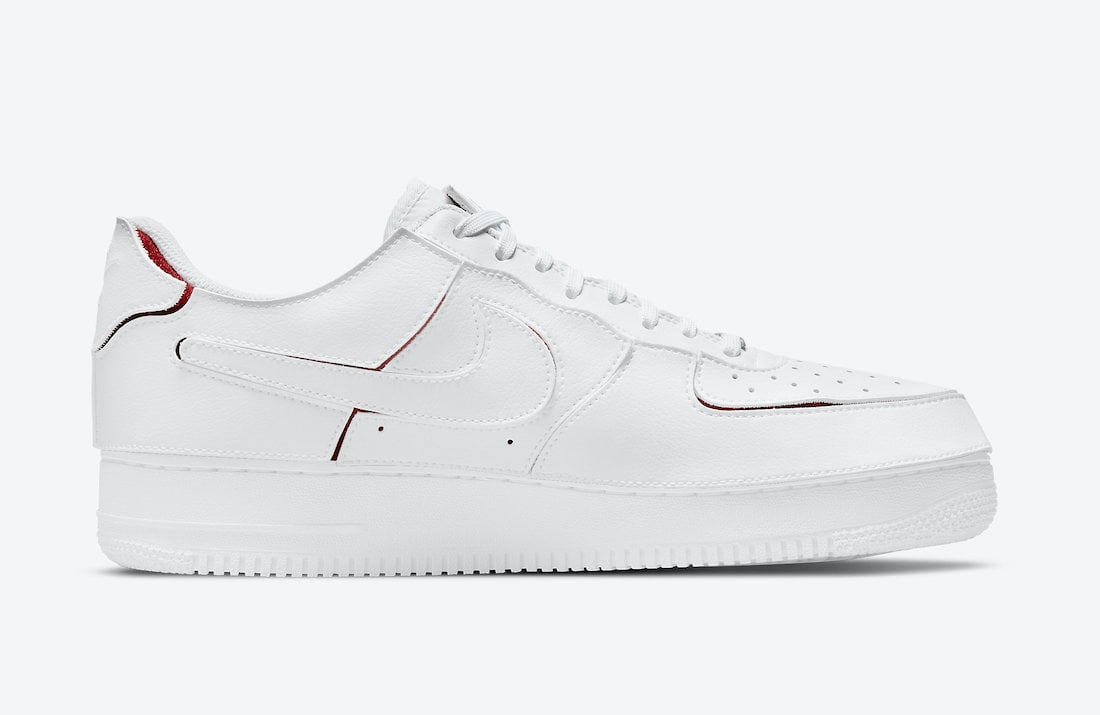 Nike Air Force 1/1 White Red DC9895-100 Release Date Info