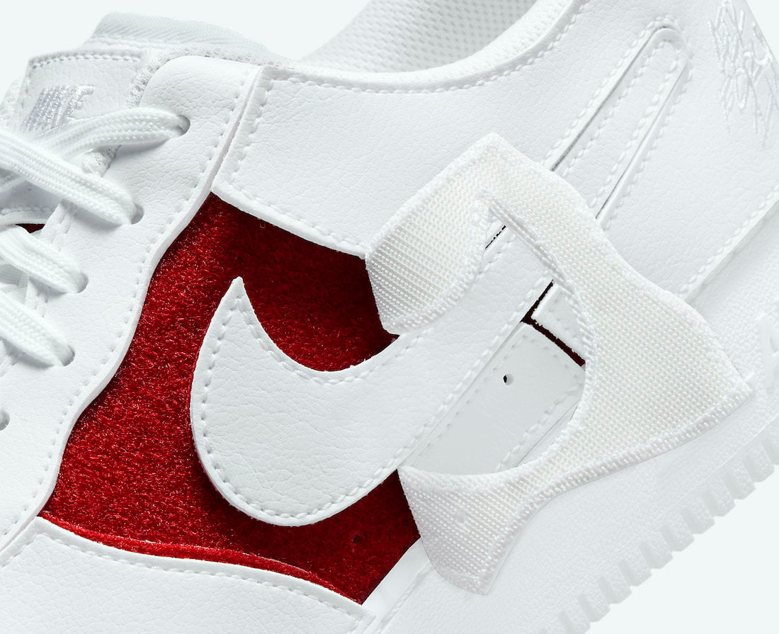 Nike Air Force 1/1 White Red DC9895-100