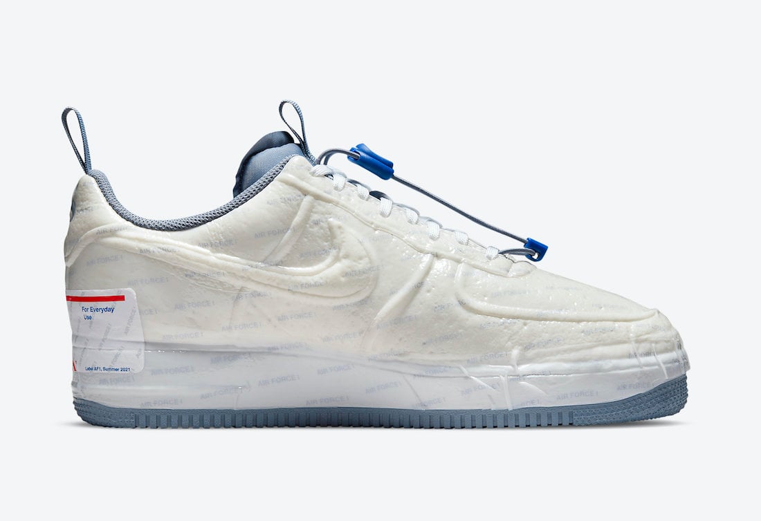 Nike Air Force 1 Experimental USPS White Ghost Ashen Slate Game Royal CZ1528-100 Release Date Info