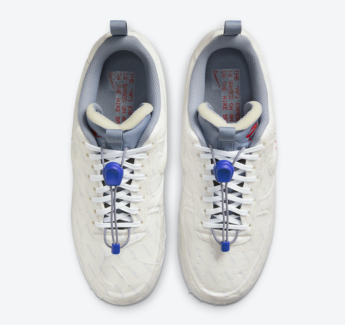Nike Air Force 1 Experimental USPS White Ghost Ashen Slate Game Royal CZ1528-100 Release Date Info