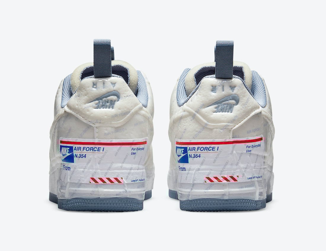 Nike Air Force 1 Experimental USPS White Ghost Ashen Slate Game Royal CZ1528-100 Release Date Info