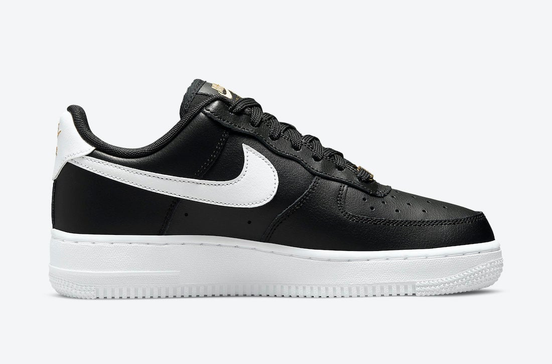 Nike Air Force 1 Low Black Gold White CZ0270-001 Release Date Info