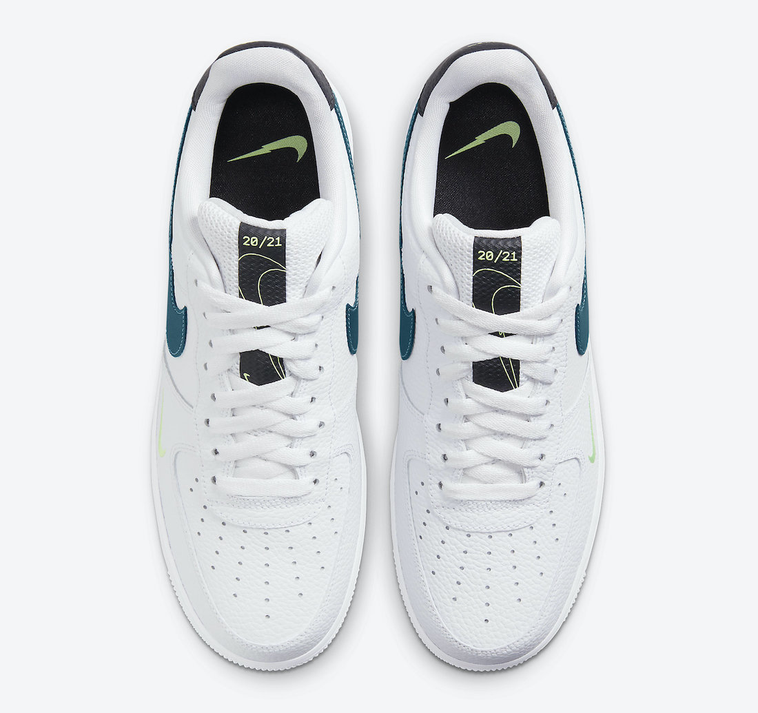 Nike Air Force 1 Low Lightning Bolt Swoosh DJ6894-100 Release Date Info