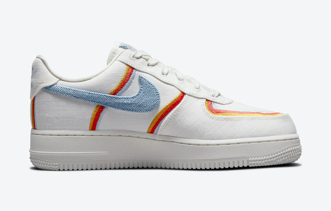 Nike Air Force 1 Low Sail Armory Blue Chili Red DJ4655-133 Release Date Info