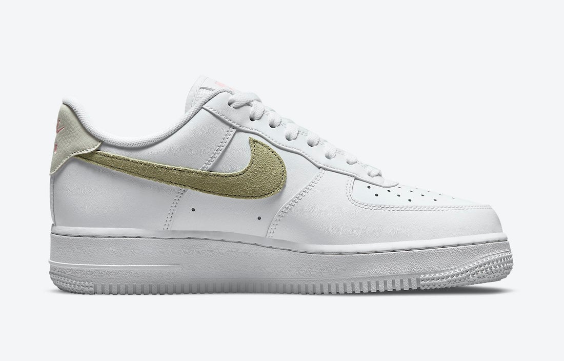 Nike Air Force 1 Low White Olive Pink DM2876-100 Release Date Info
