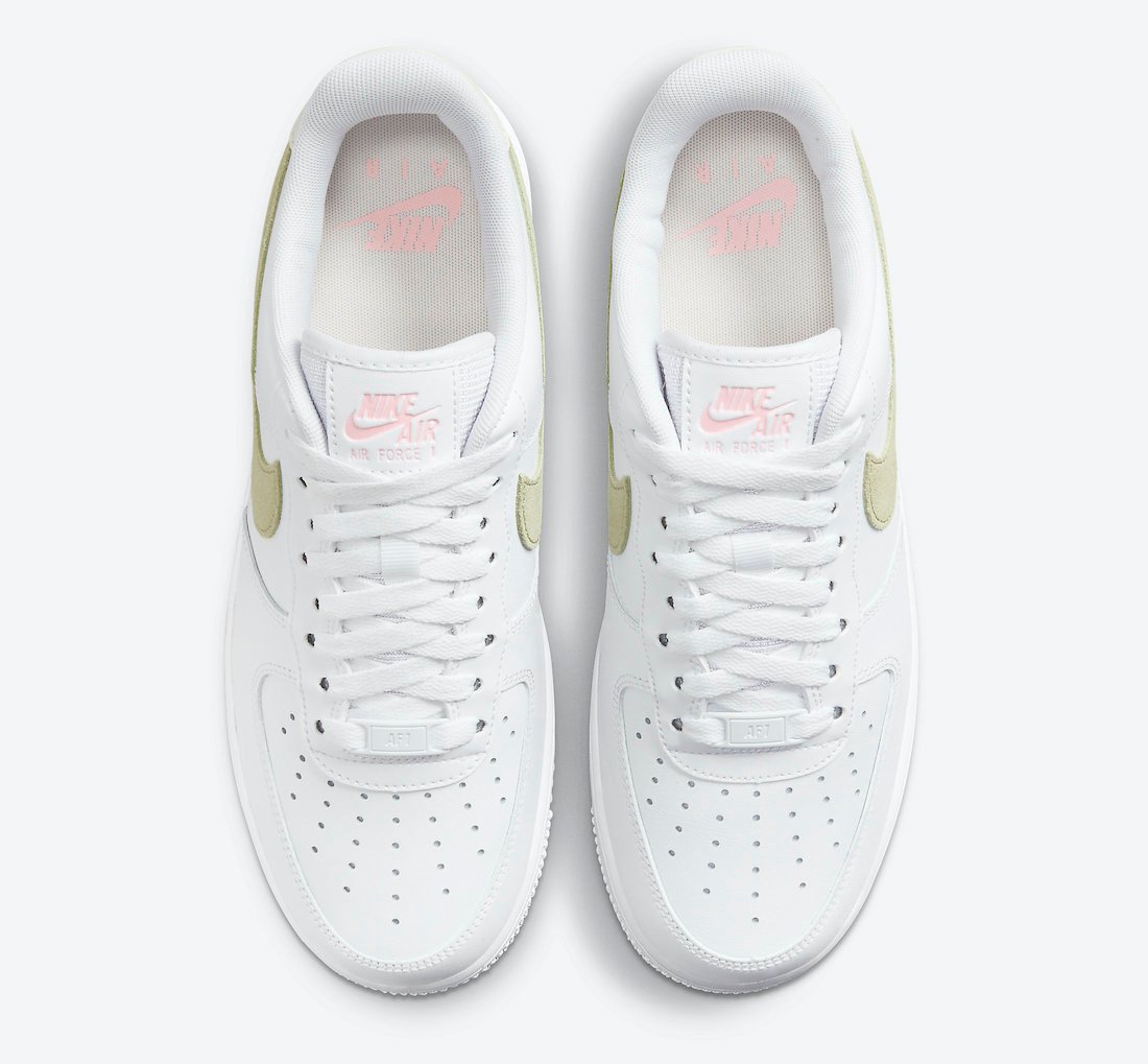 Nike Air Force 1 Low White Olive Pink DM2876-100 Release Date Info