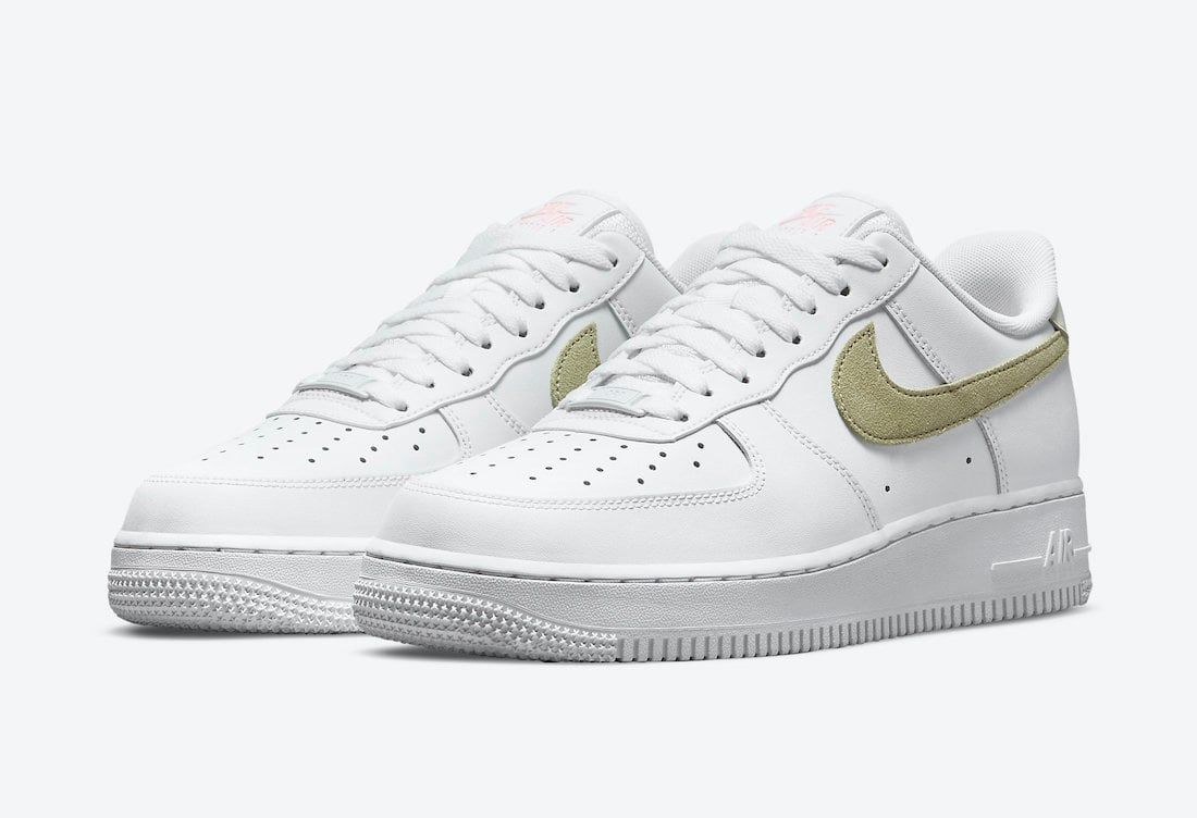 Nike Air Force 1 Low White Olive Pink DM2876-100 Release Date Info