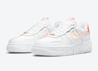 nike air force 1 peach
