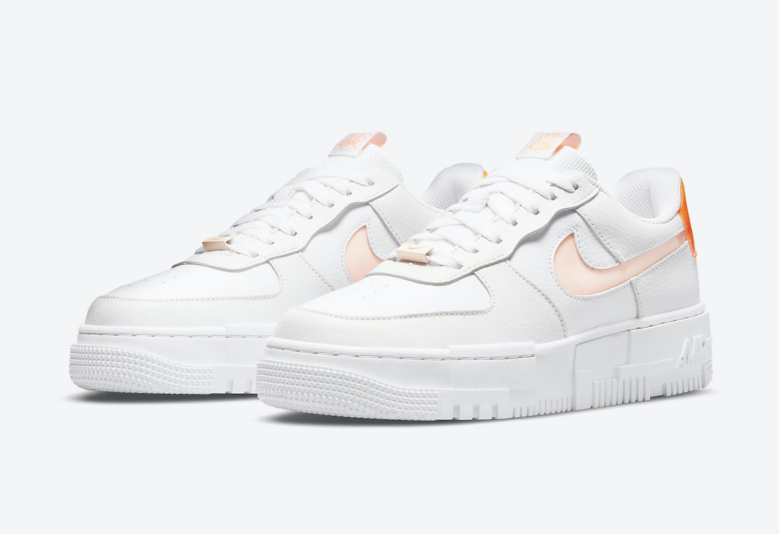 Nike Air Force 1 Pixel White Peach DM3036-100 Release Date Info