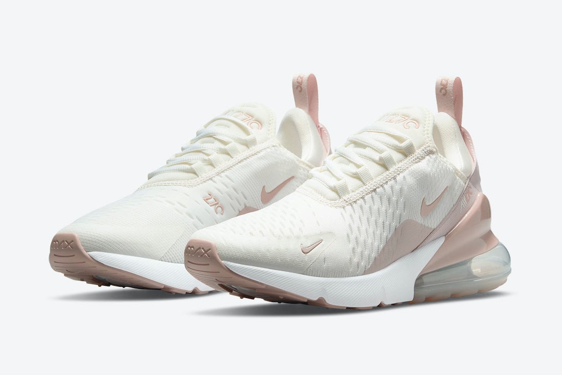 This Nike Air Max 270 Features Sail, Pink, and Beige