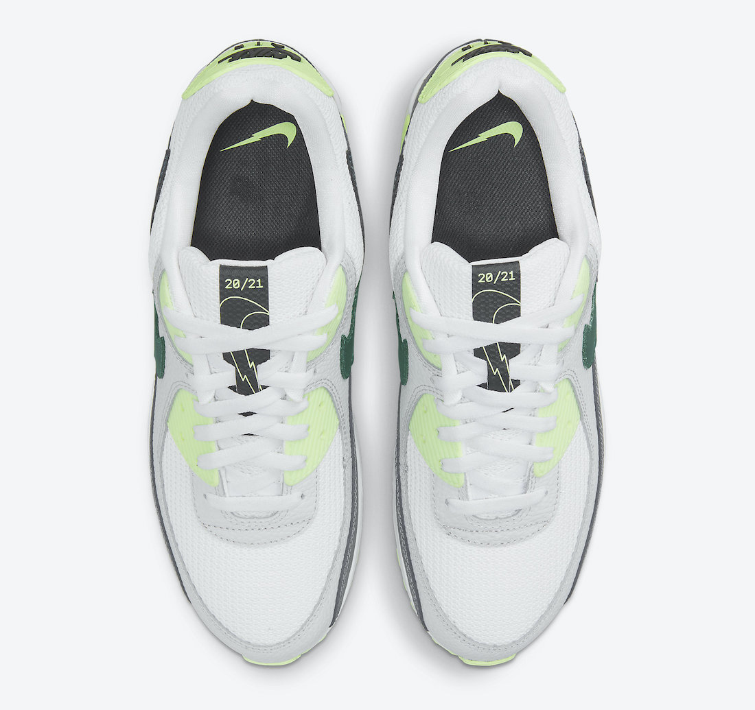 Nike Air Max 90 Aquamarine Lime Glow DJ6897-100 Release Date Info