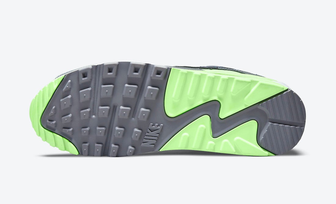Nike Air Max 90 Aquamarine Lime Glow DJ6897-100 Release Date Info