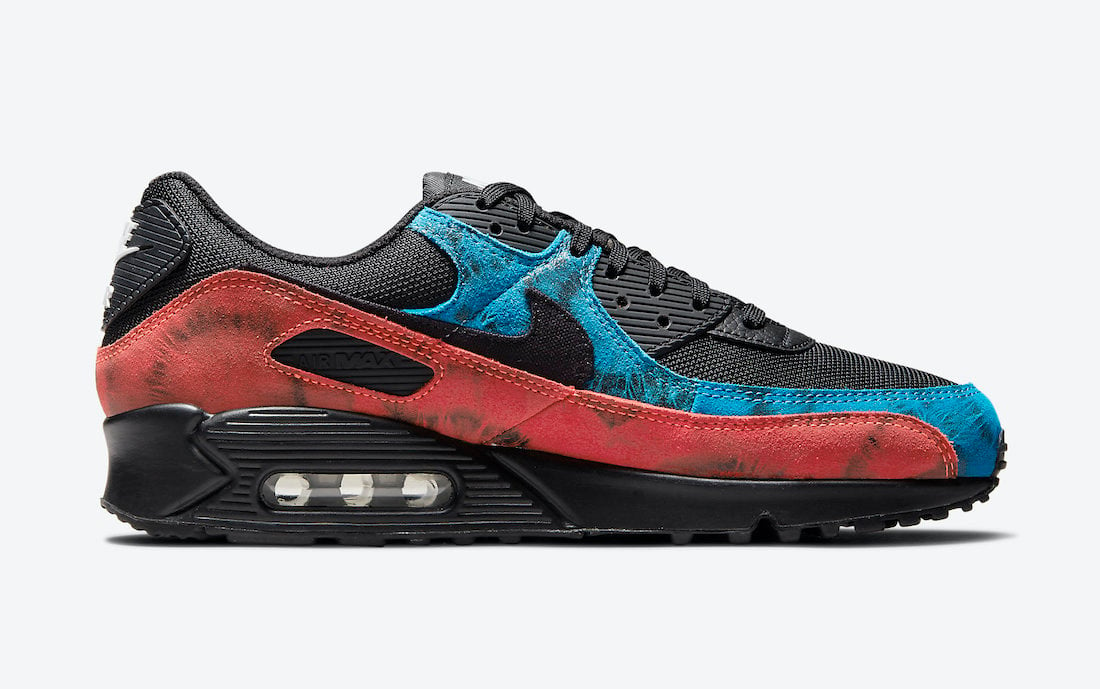 Nike Air Max 90 Black Tie-Dye DJ6888-001 Release Date Info