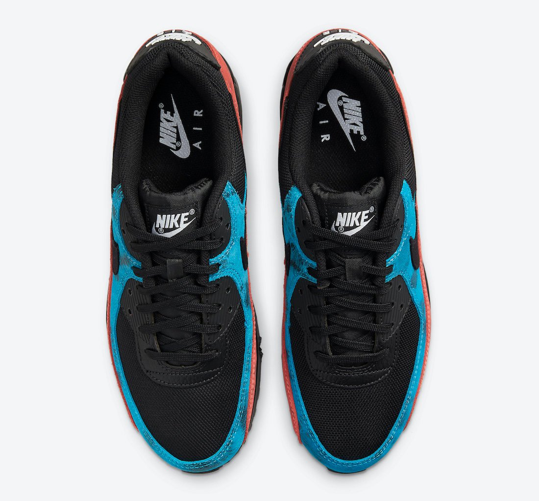 Nike Air Max 90 Black Tie-Dye DJ6888-001 Release Date Info