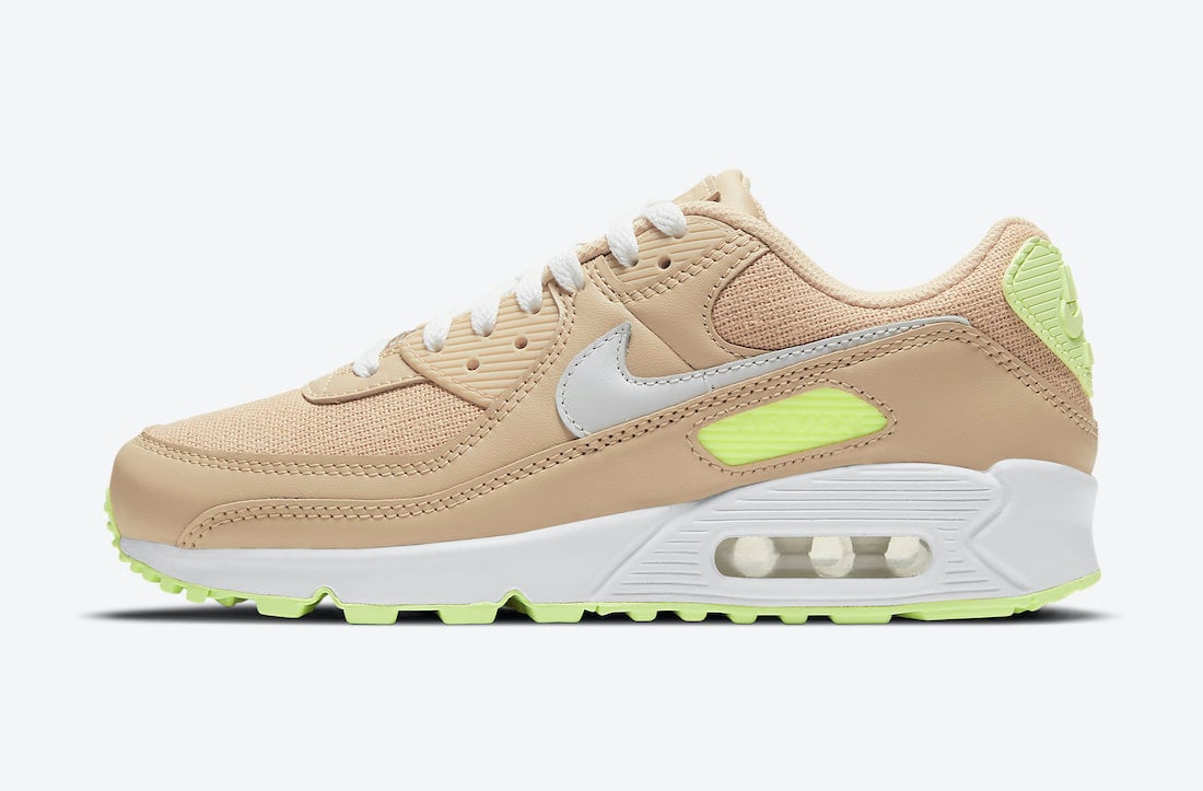 Nike Air Max 90 Sesame Barely Volt DD9677-200 Release Date Info