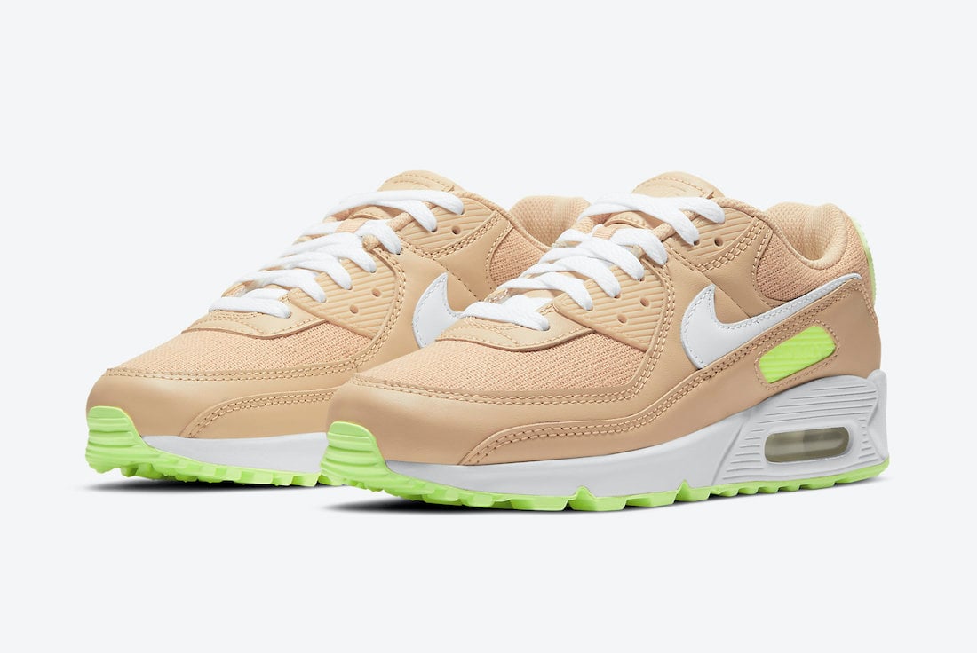 Nike Air Max 90 Sesame Barely Volt DD9677-200 Release Date Info