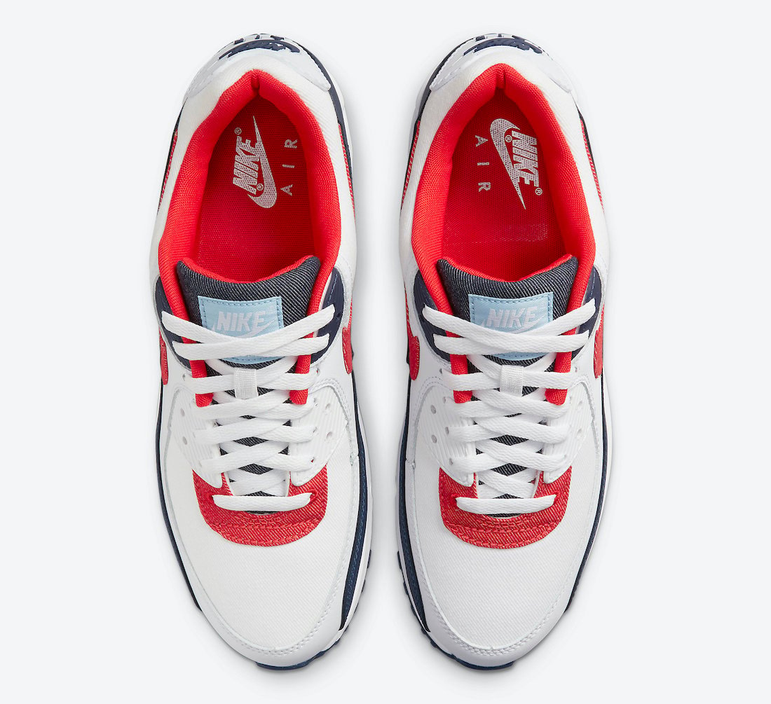 Nike Air Max 90 USA Denim DJ5170-100 Release Date Info