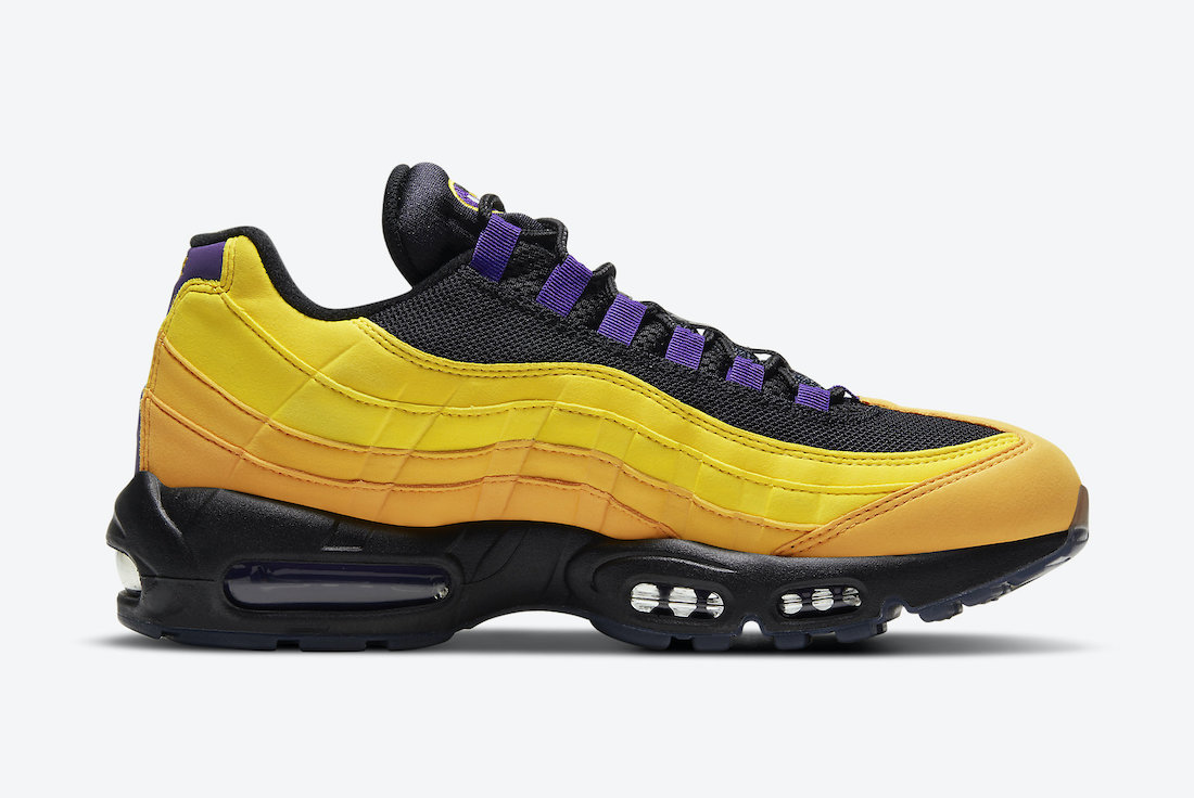 Nike Air Max 95 LeBron Lakers CZ3624-001 Release Date Info