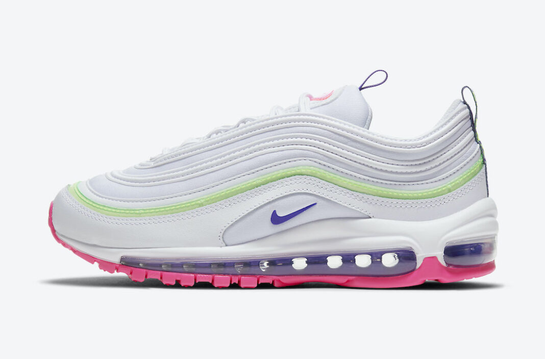 air max 97 green and pink