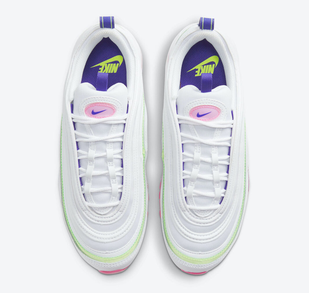 Nike Air Max 97 Women's White Green Purple Pink DH0251-100 Release Date ...