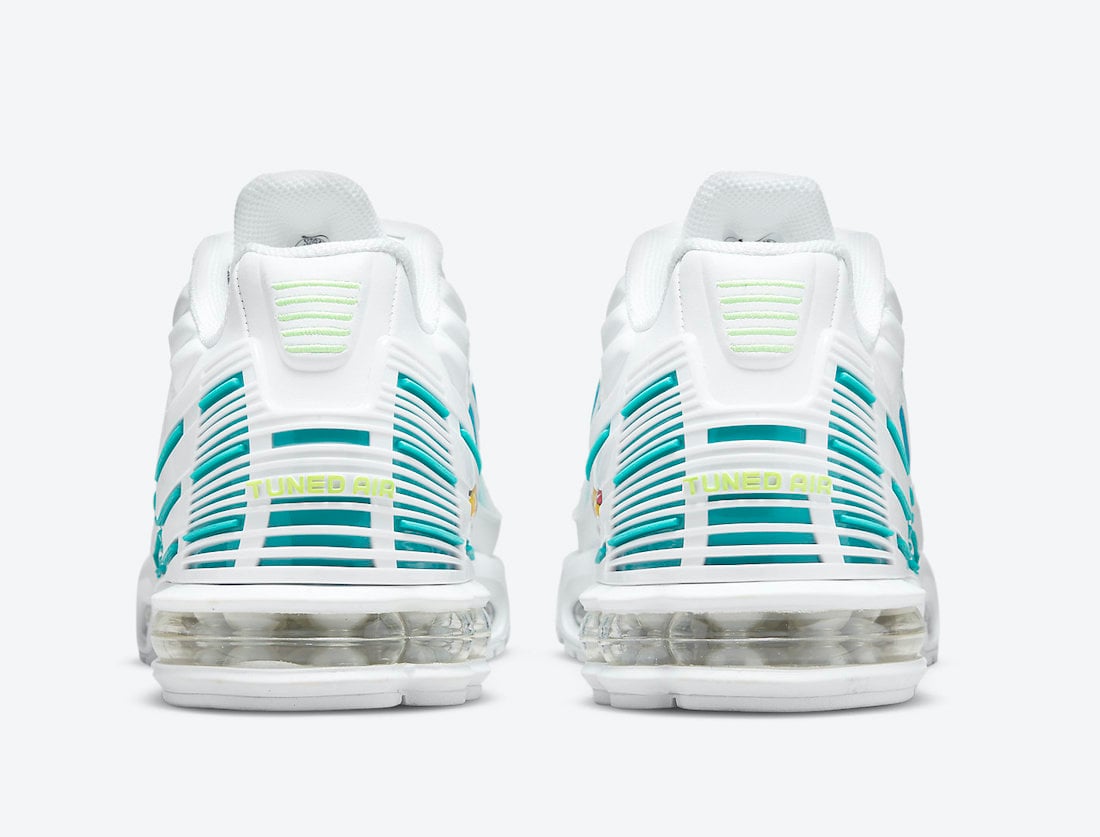 Nike Air Max Plus 3 White Blue Volt DM2835-100 Release Date Info