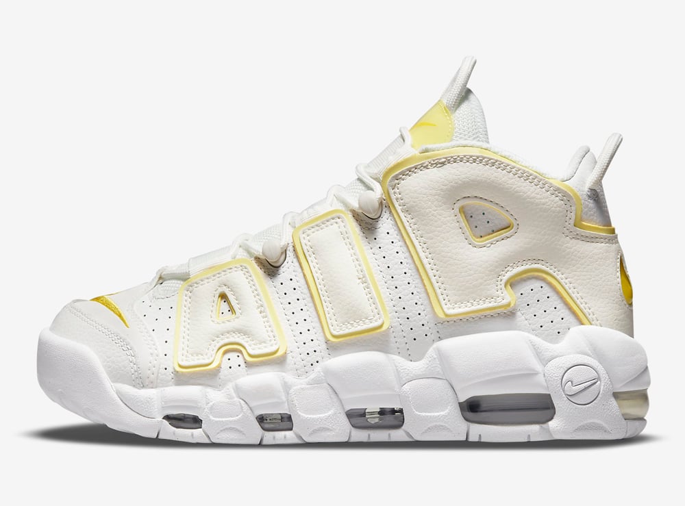 Nike Air More Uptempo White Yellow DM3035-100 Release Date Info