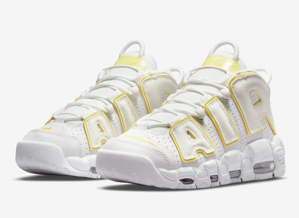 Nike Air More Uptempo White Yellow DM3035-100 Release Date Info