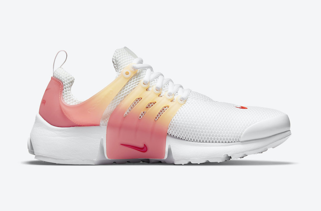 Nike Air Presto White Red Pink Orange DM2837-100 Release Date Info