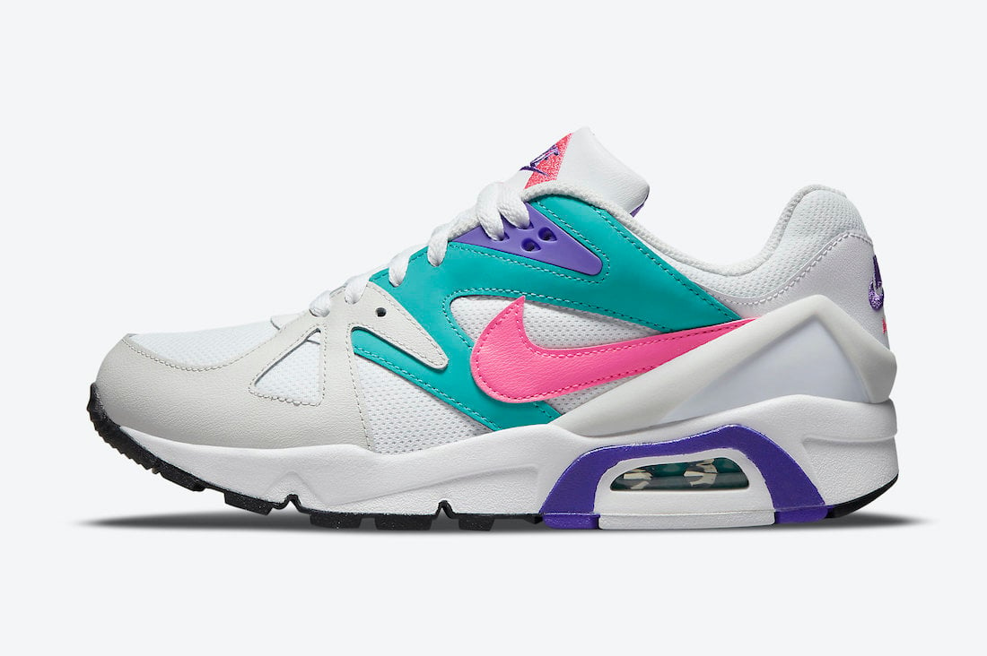 Nike Air Structure Triax 91 White Teal Pink Purple CZ1529-100 Release Date Info