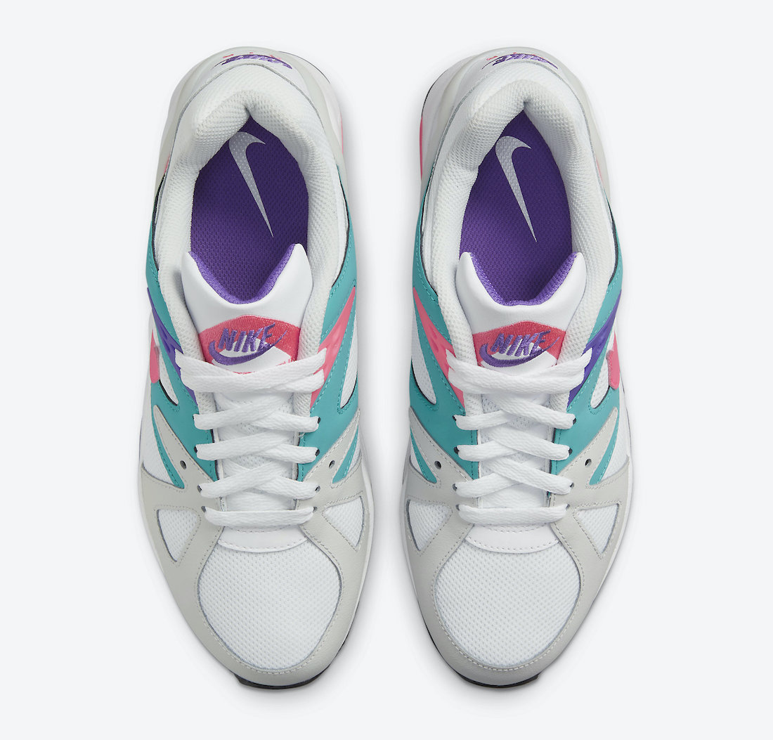 Nike Air Structure Triax 91 White Teal Pink Purple CZ1529-100 Release Date Info