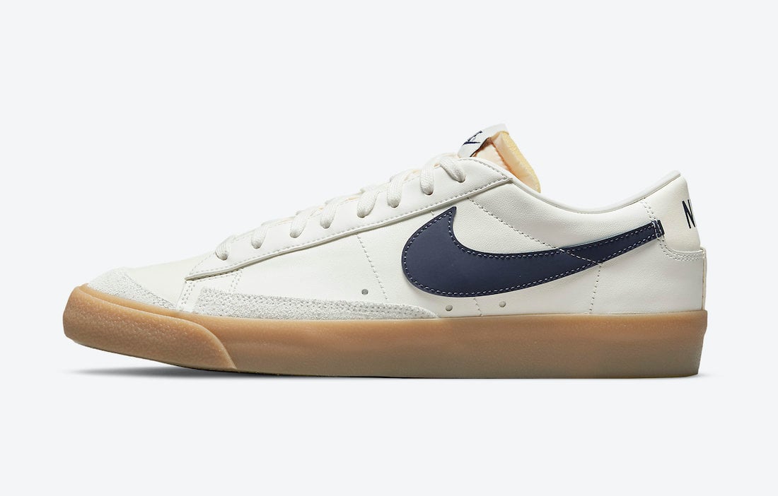 Nike Blazer Low Cream Navy Gum DM8334-100 Release Date Info