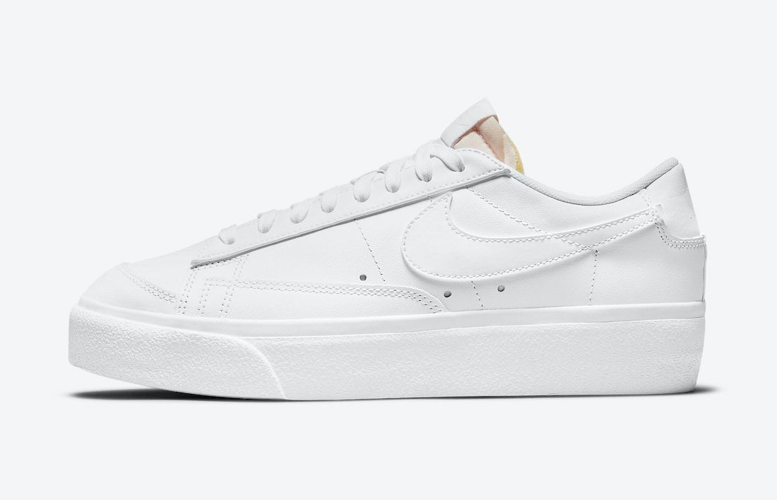 Nike Blazer Low Platform Triple White DJ0292-100 Release Date Info