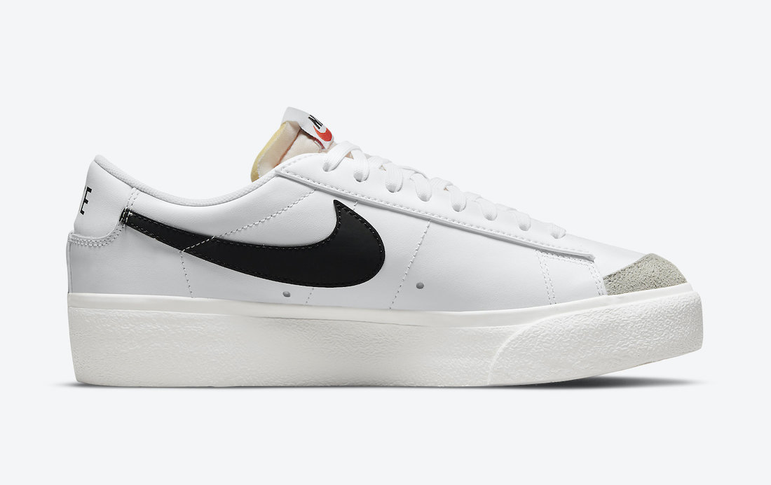 Nike Blazer Low Platform White Black DJ0292-101 Release Date Info ...