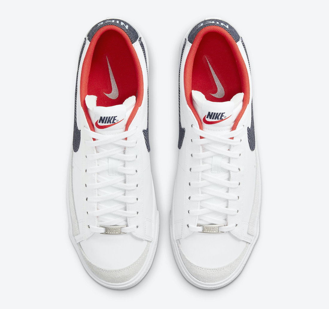 Nike Blazer Low USA Denim DJ6201-100 Release Date Info
