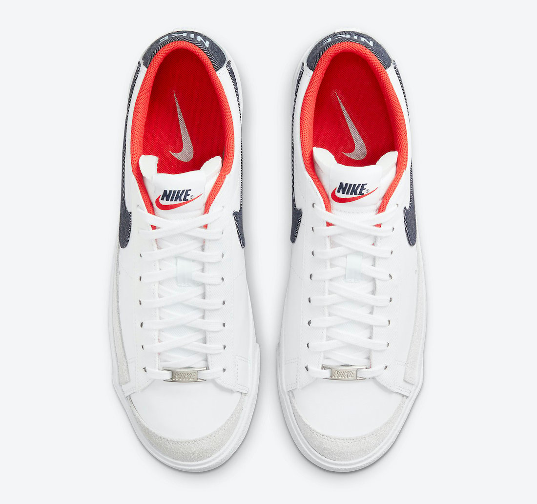 Nike Blazer Low USA Denim DJ6201-100 Release Date Info